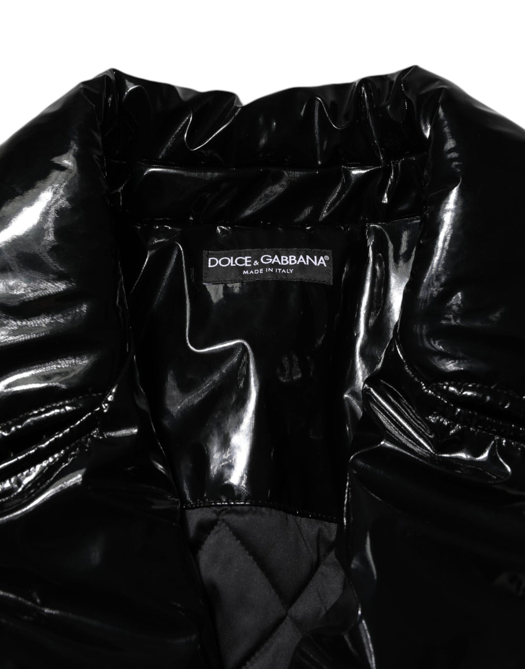 Dolce &amp; Gabbana Doudoune matelassée en polyester noir