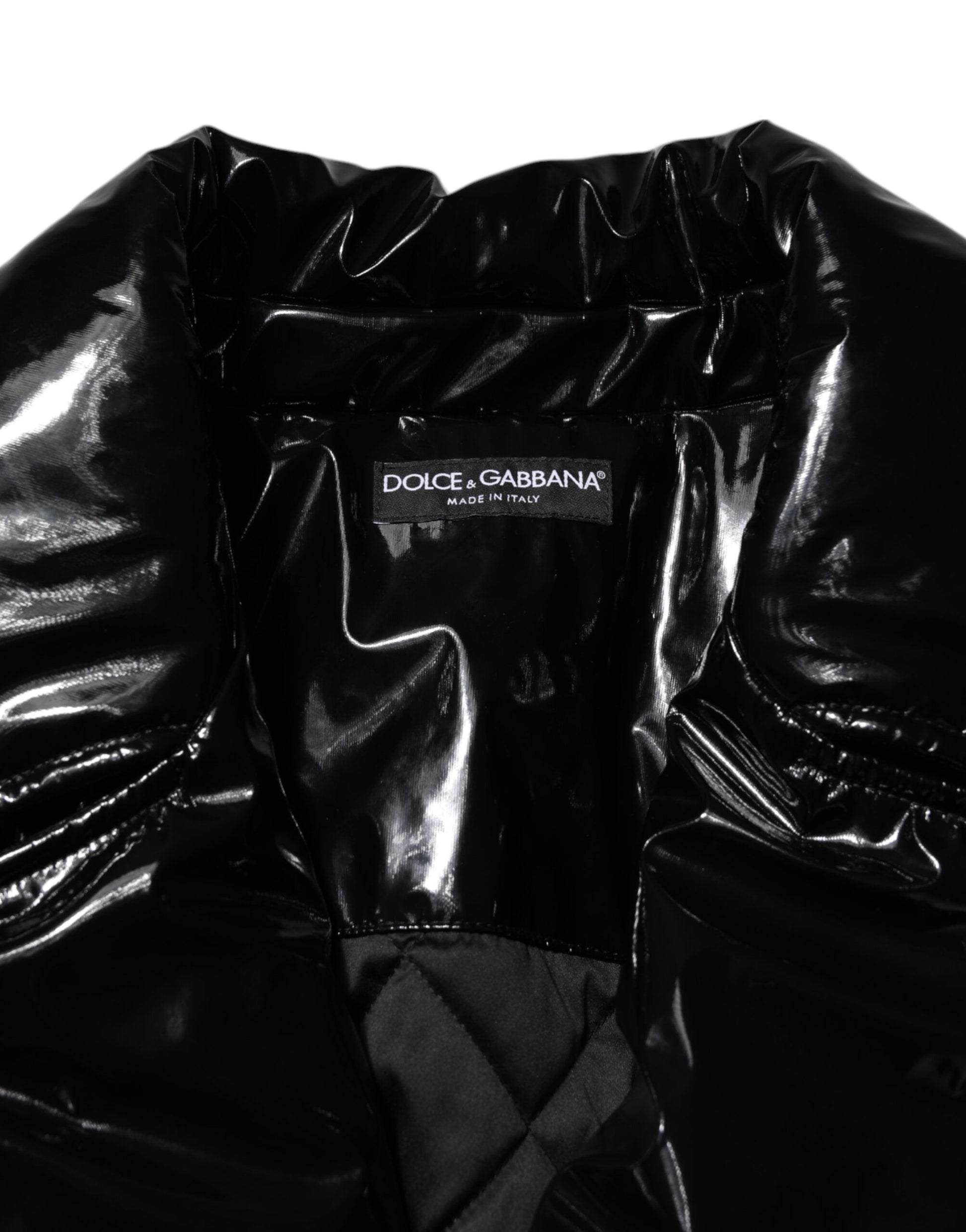 Dolce &amp; Gabbana Doudoune matelassée en polyester noir