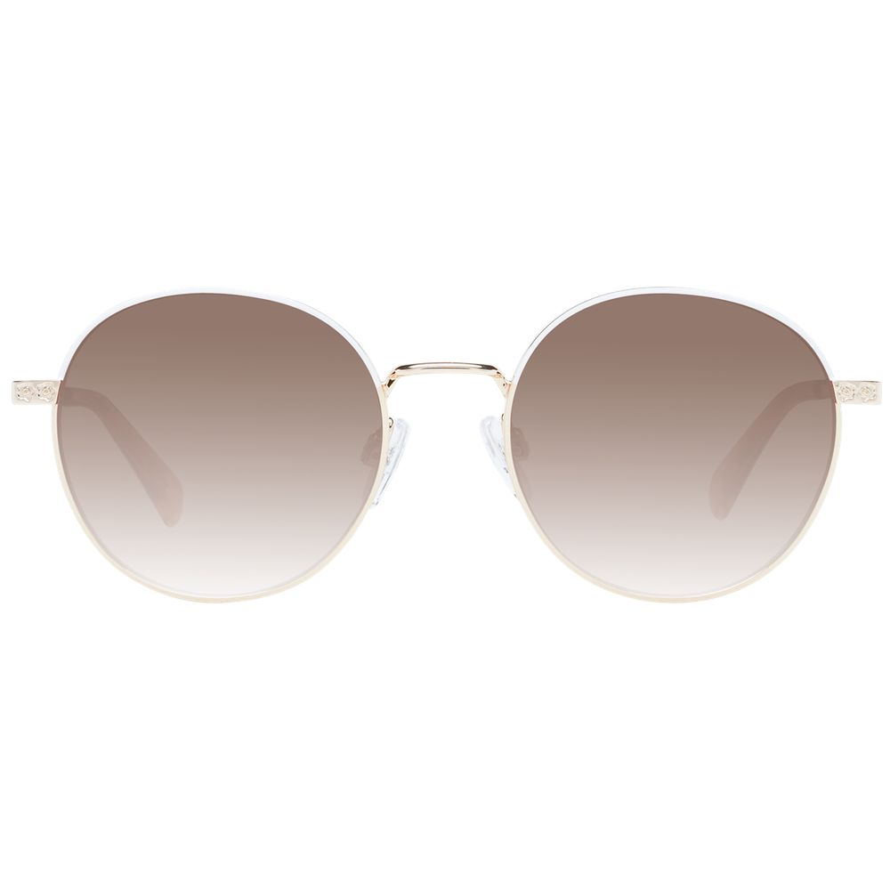 Lunettes de soleil dorées Ted Baker pour femme