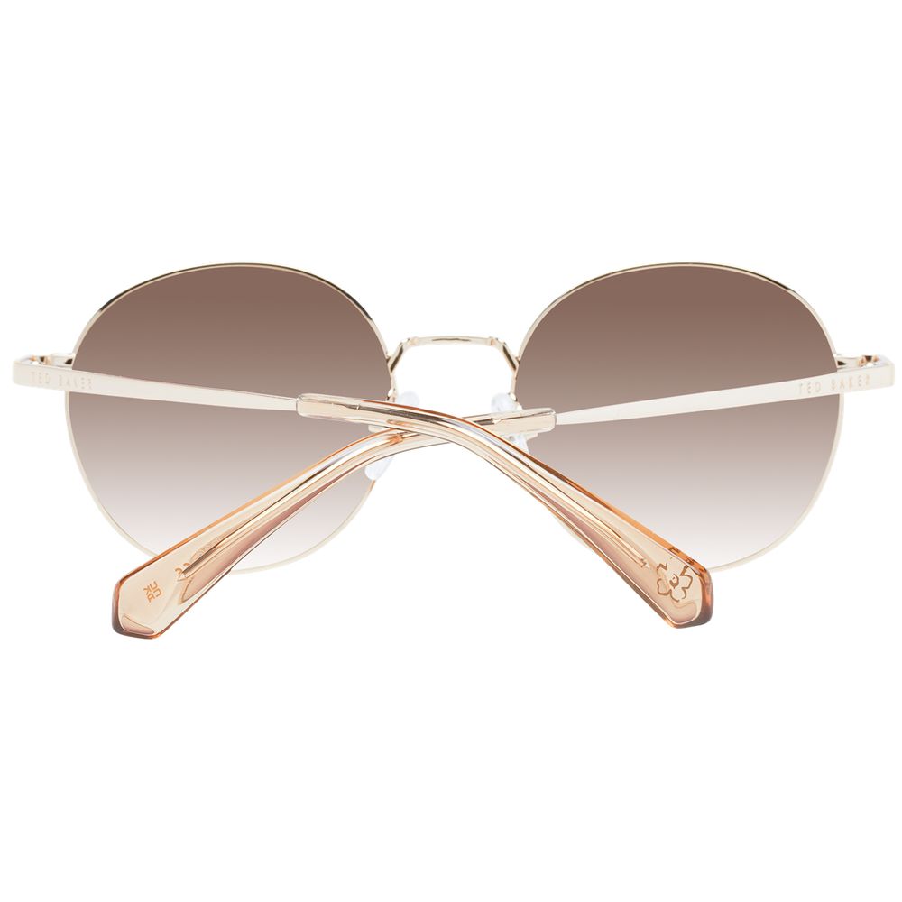 Lunettes de soleil dorées Ted Baker pour femme
