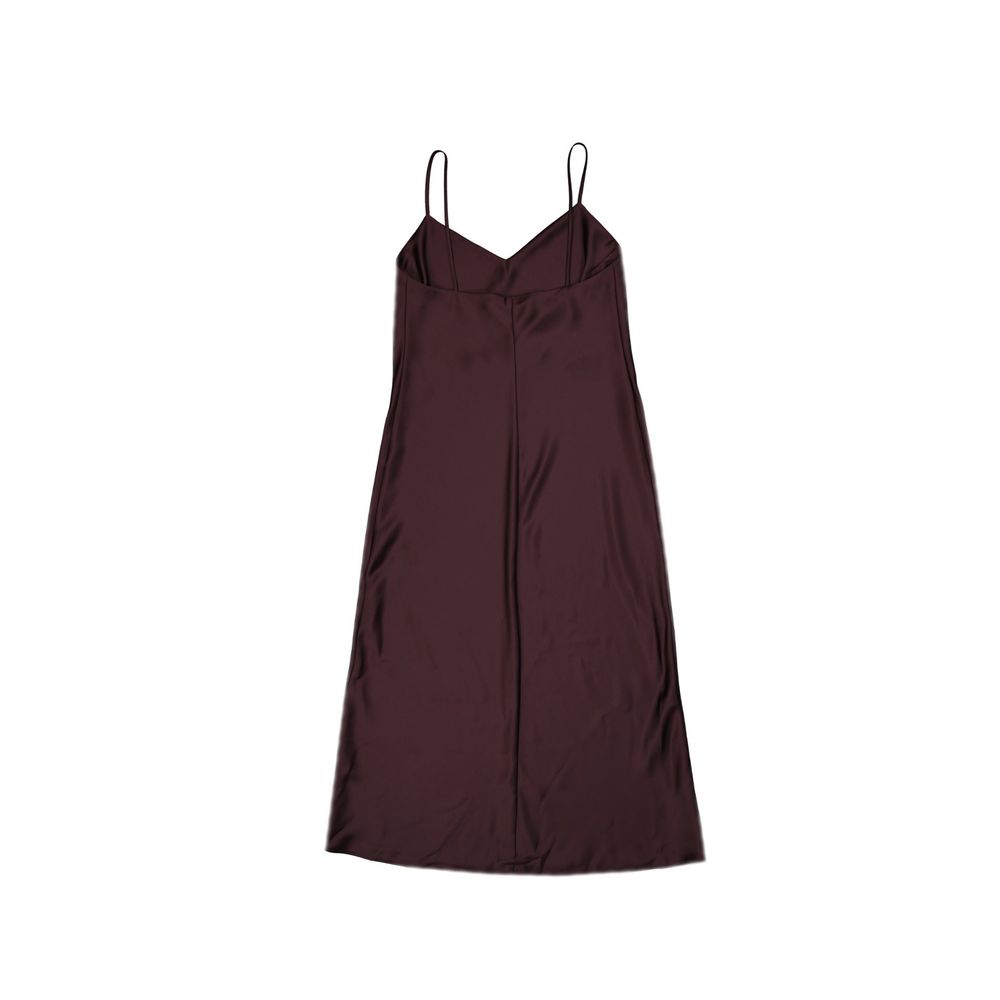 Robe mi-longue en satin acacia BLANCA VITA