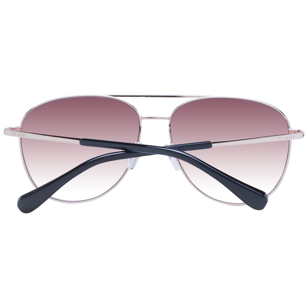 Lunettes de soleil Ted Baker pour femme en or rose