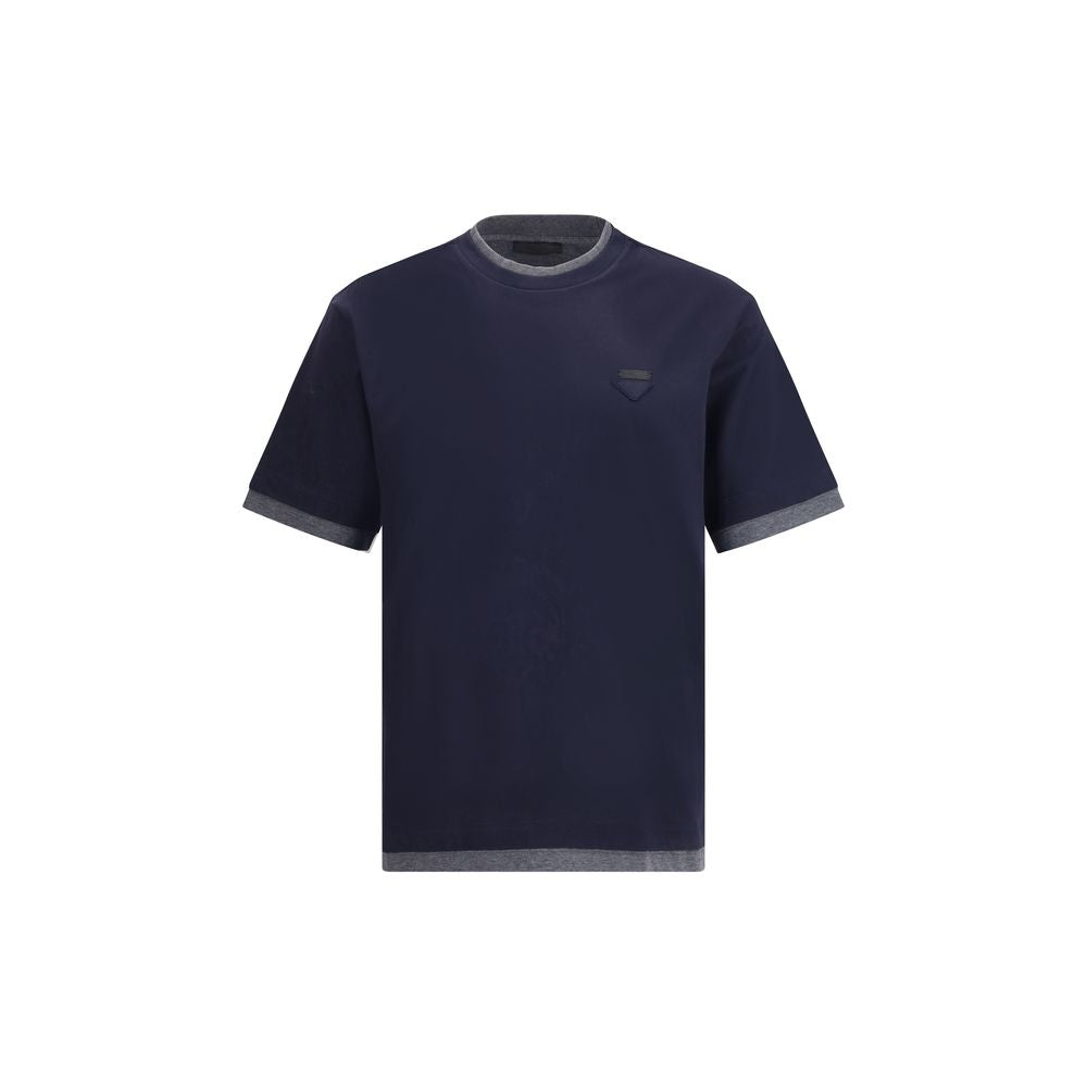 T-shirt double couche Prada