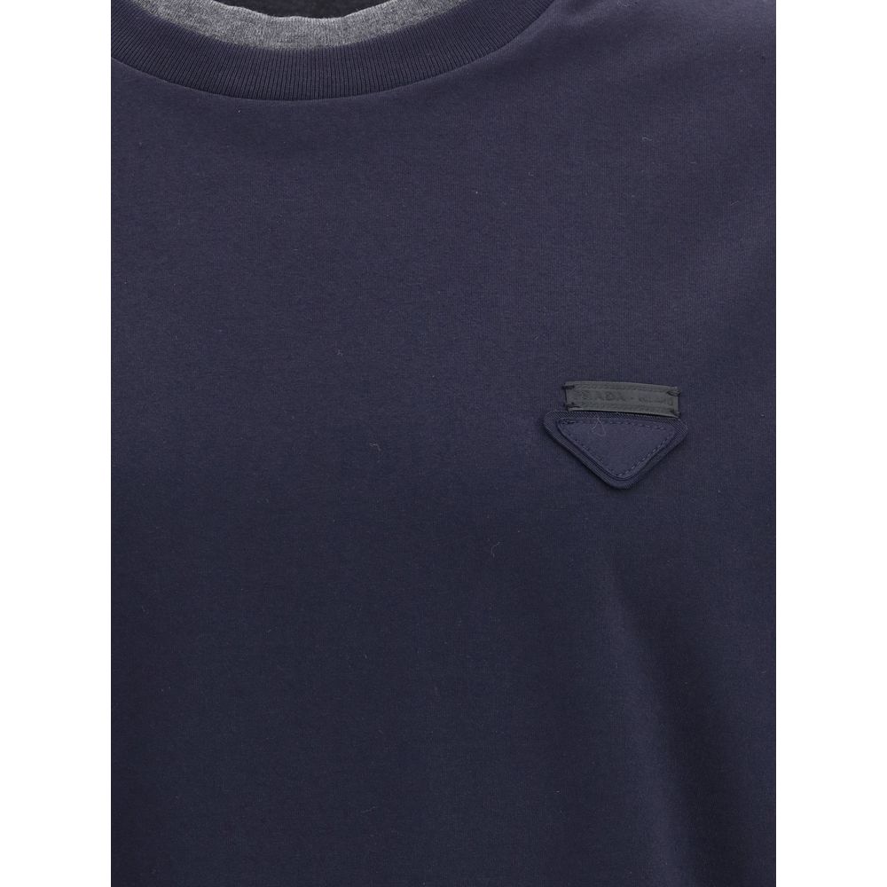 T-shirt double couche Prada