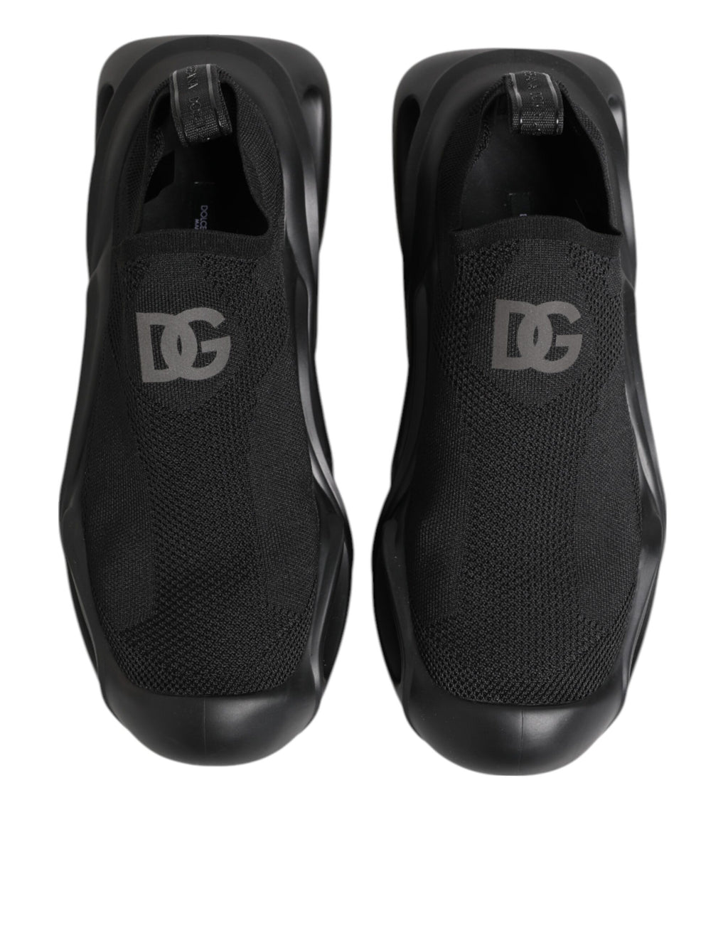Baskets basses noires Dolce &amp; Gabbana pour homme