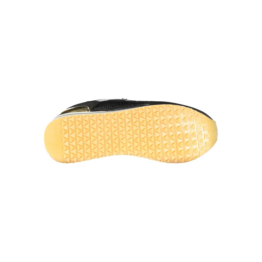 Baskets noires en polyester US POLO ASSN.
