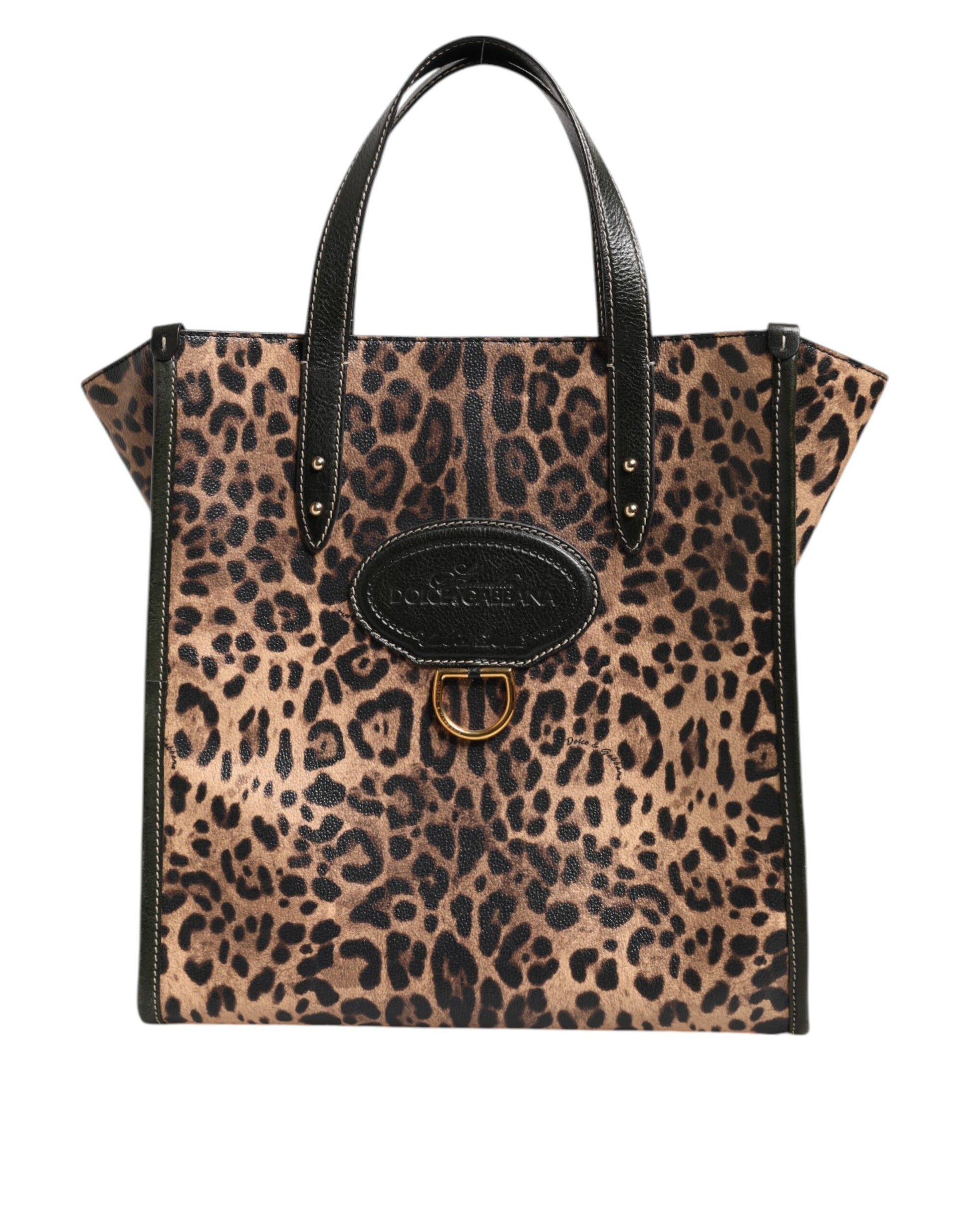 Sac cabas Dolce &amp; Gabbana multicolore à imprimé léopard pour femme