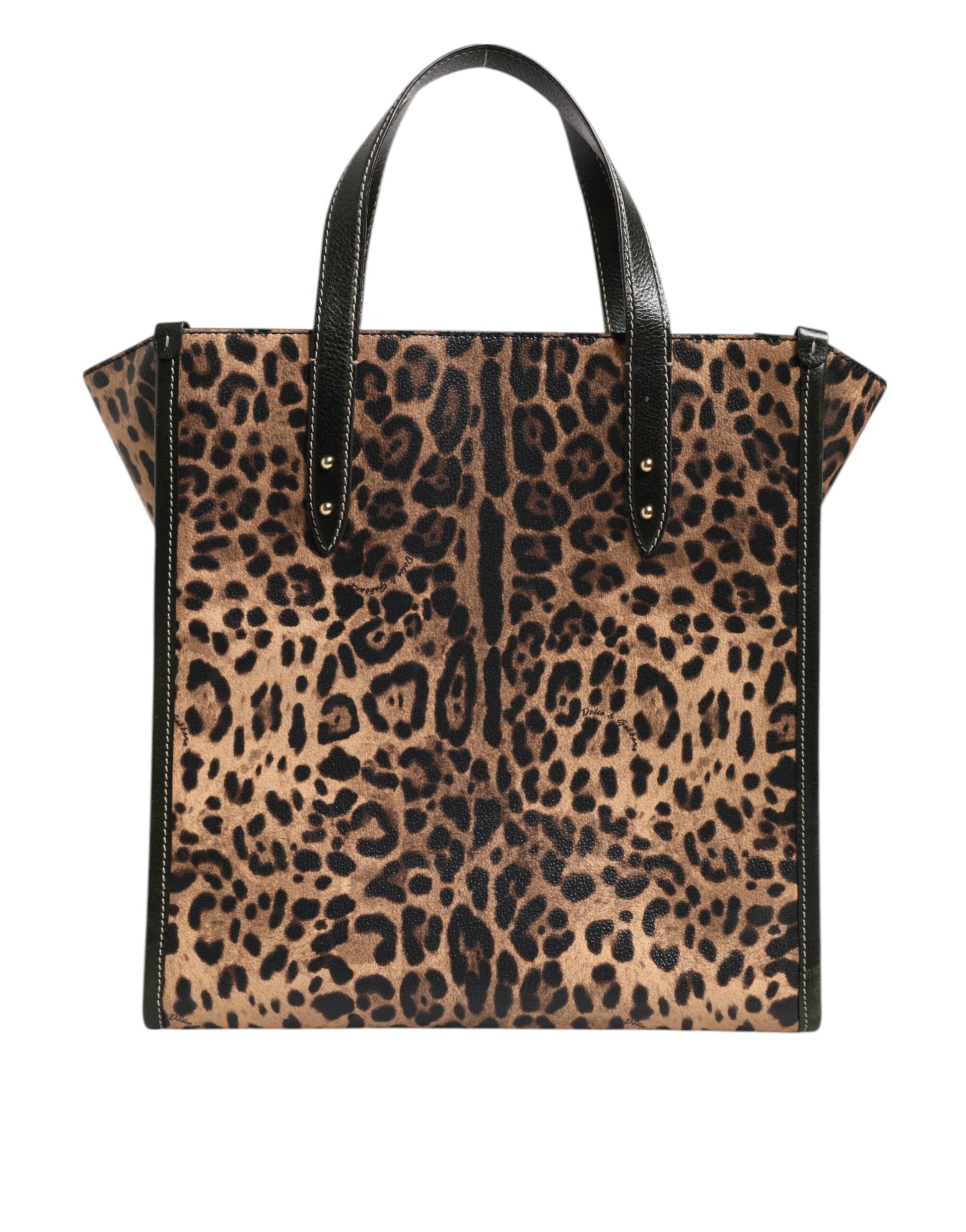Sac cabas Dolce &amp; Gabbana multicolore à imprimé léopard pour femme