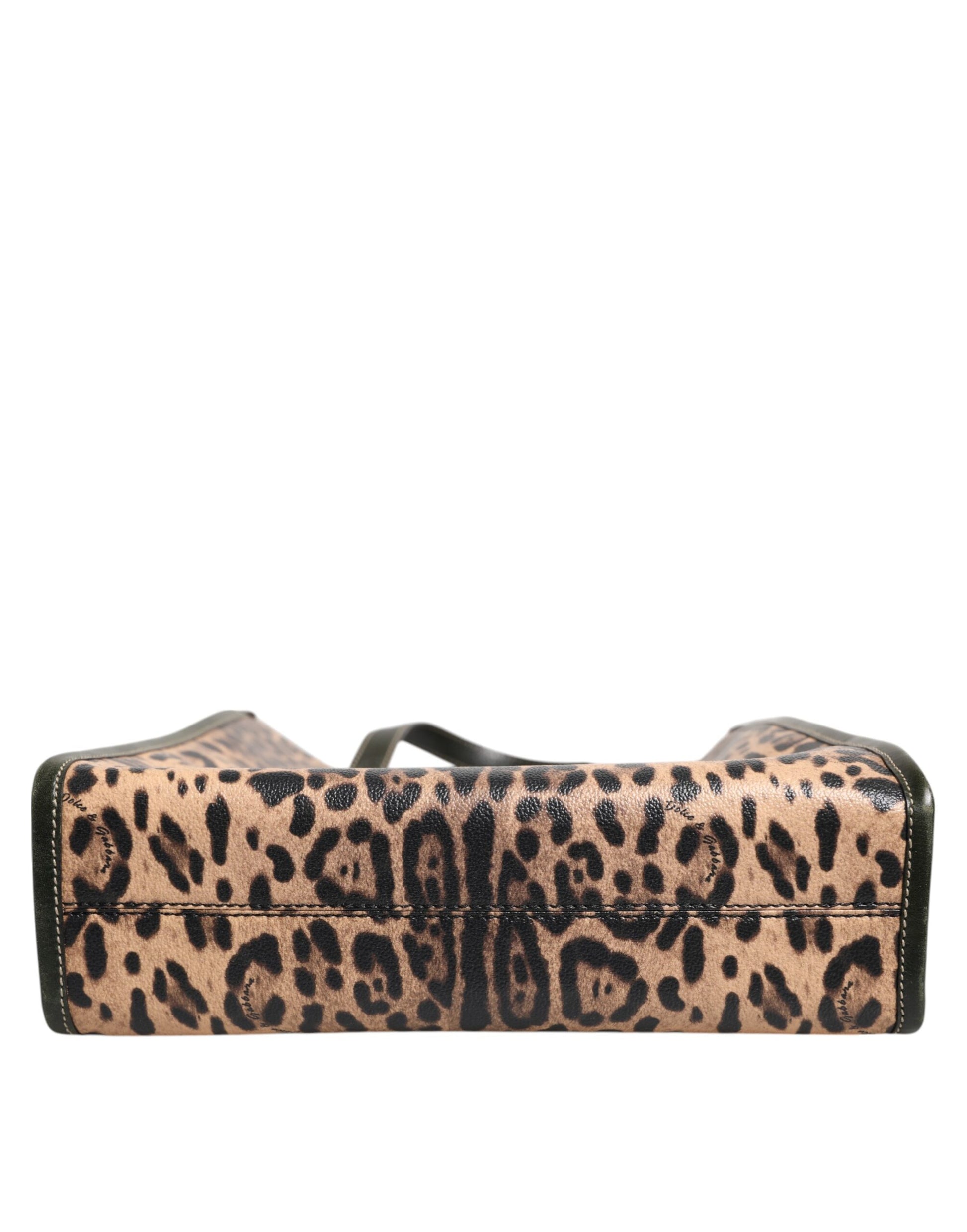 Sac cabas Dolce &amp; Gabbana multicolore à imprimé léopard pour femme