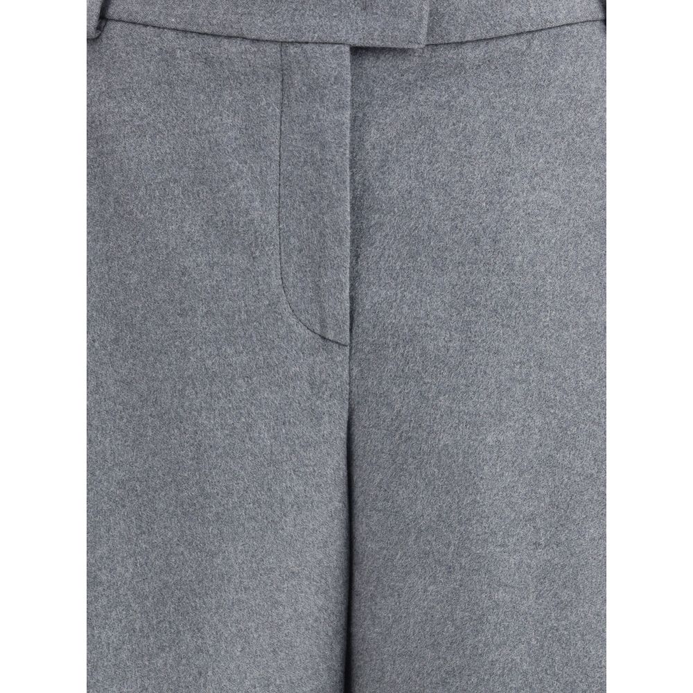 Pantalon en flanelle de soie Giorgio Armani