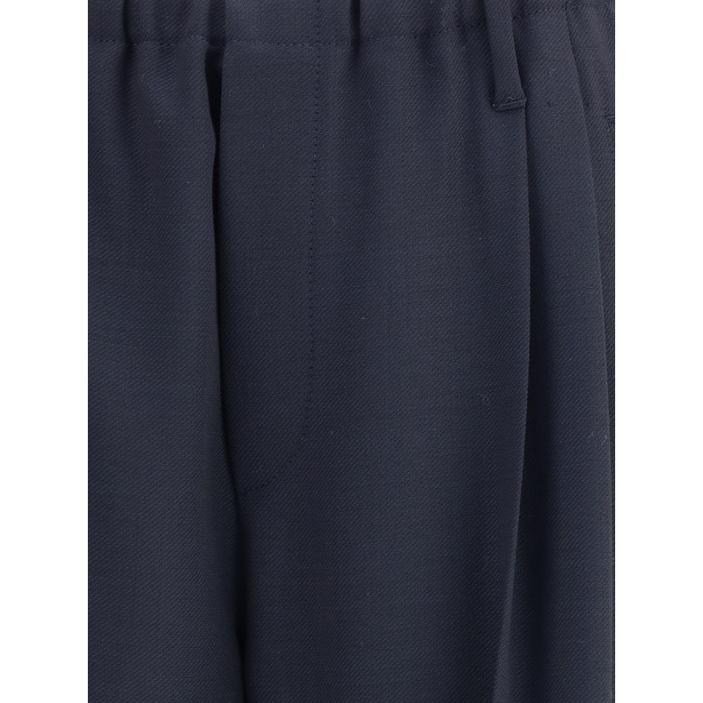 Brunello Cucinelli Pantalon en laine vierge