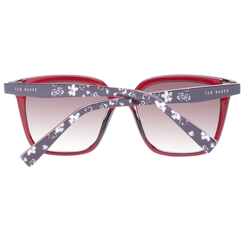 Lunettes de soleil rouges pour femmes Ted Baker