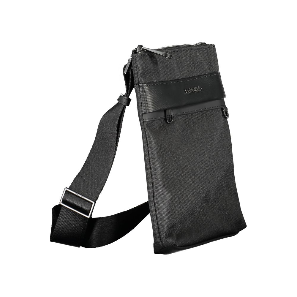 Sac à bandoulière en polyester noir Calvin Klein