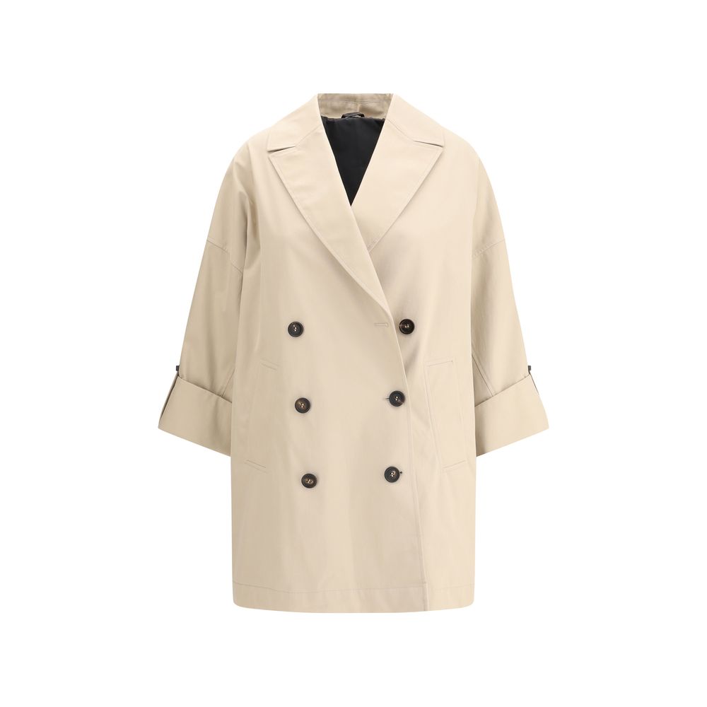 Brunello Cucinelli Trench mi-long
