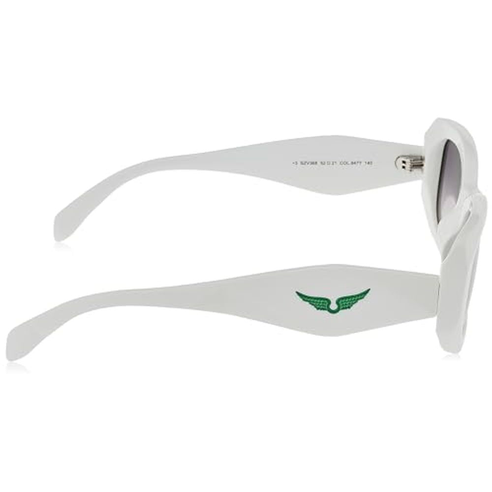Lunettes de soleil en acétate blanc Zadig &amp; Voltaire