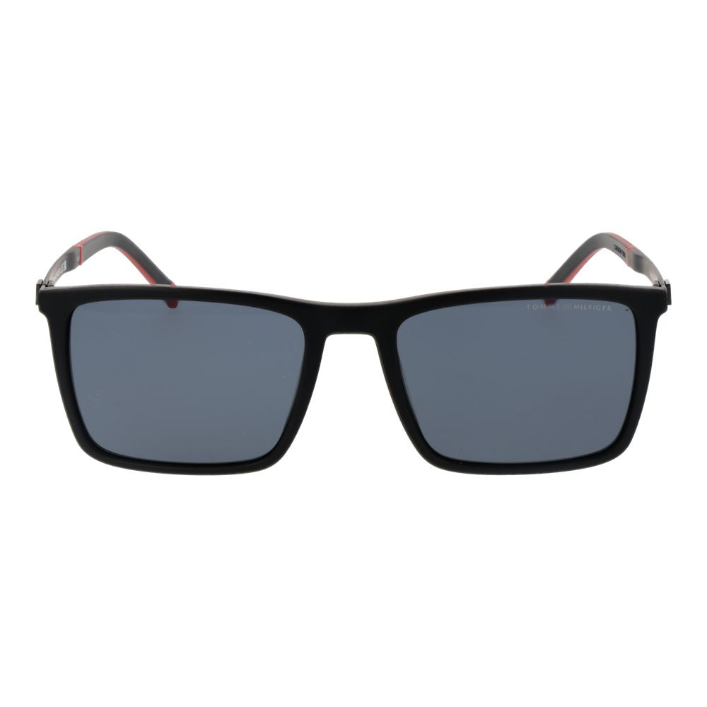 Lunettes de soleil noires Tommy Hilfiger pour homme