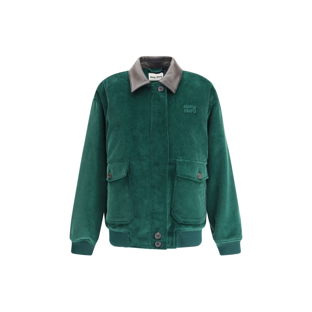 Veste en velours côtelé Miu Miu