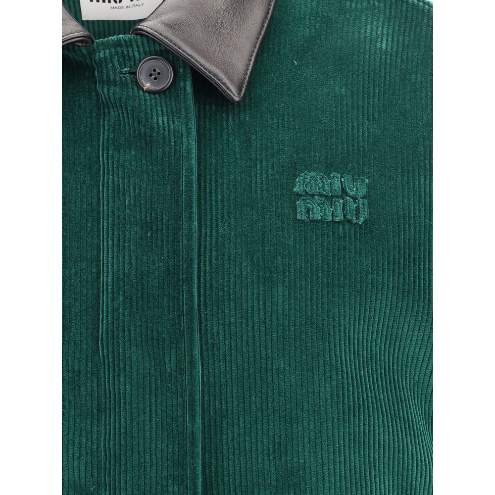 Veste en velours côtelé Miu Miu