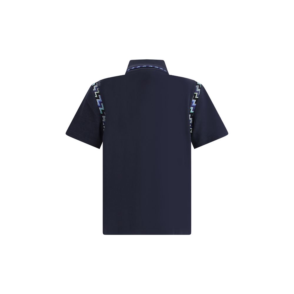 Polo Missoni avec détails en zigzag