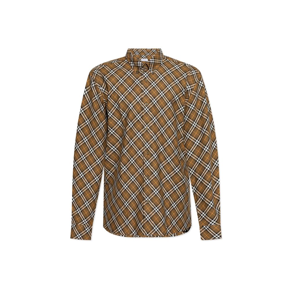 Chemise à carreaux en coton Burberry