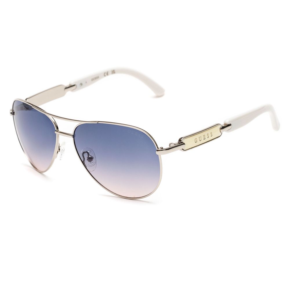 Lunettes de soleil Guess en métal gris
