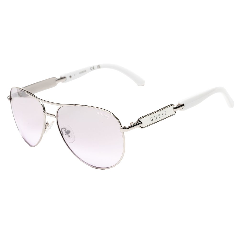 Lunettes de soleil Guess en métal gris