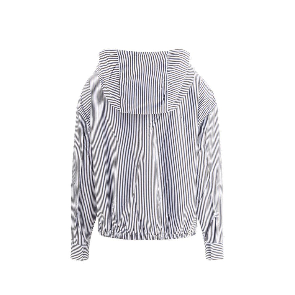 Prada Striped hooded Jacket