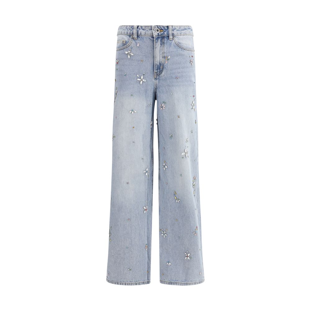 Self-Portrait Wide leg Jeans