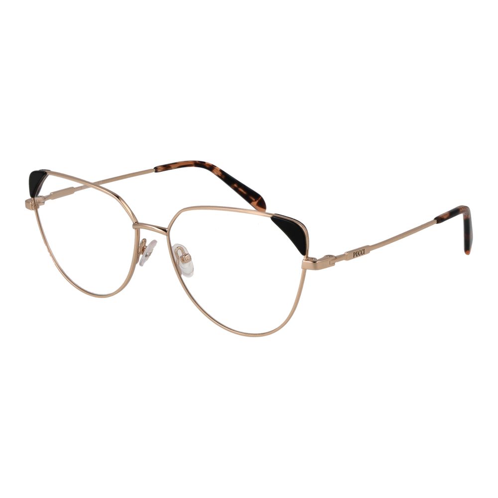 Emilio Pucci Gold Metal Glasses (Frames)