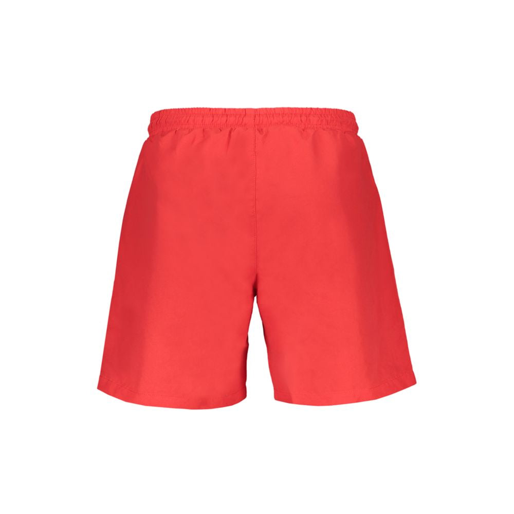 Fila Rosso Polyester Men's Swim Boxer