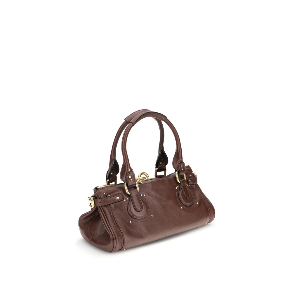 Chloé Bordeaux Calf Leather Bos Taurus Shoulder Bag