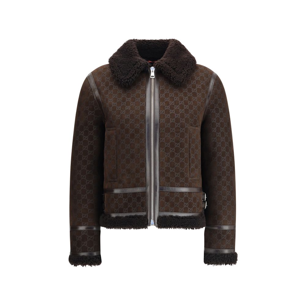 Gucci Brown Leather Jacket