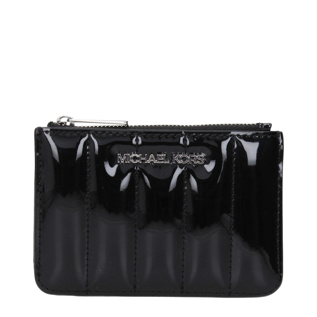 Michael Kors Black Leather Wallets