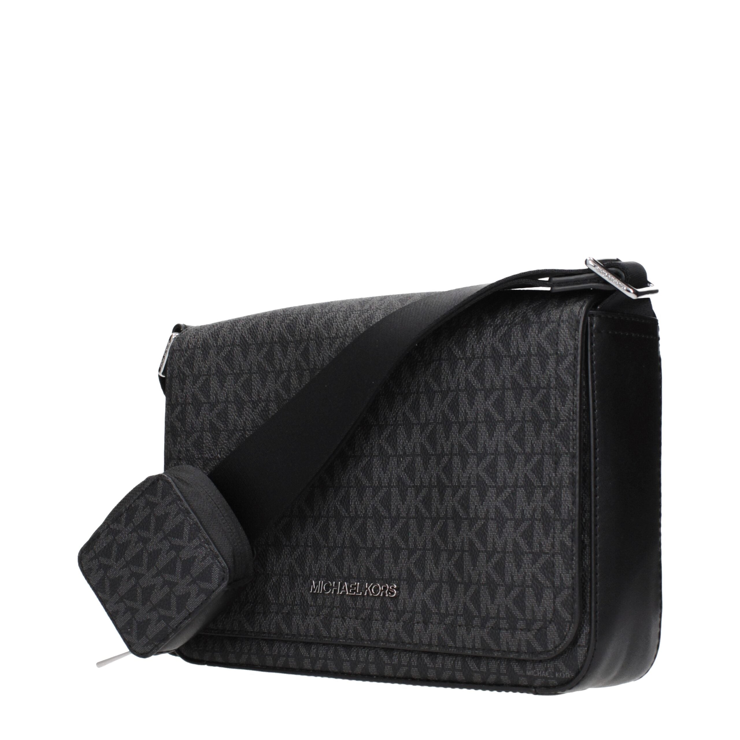 Michael Kors Black Fabric Crossbody Bags