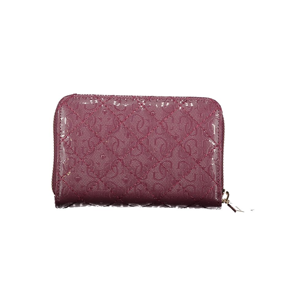 Guess Jeans Red Polyethylene Wallet