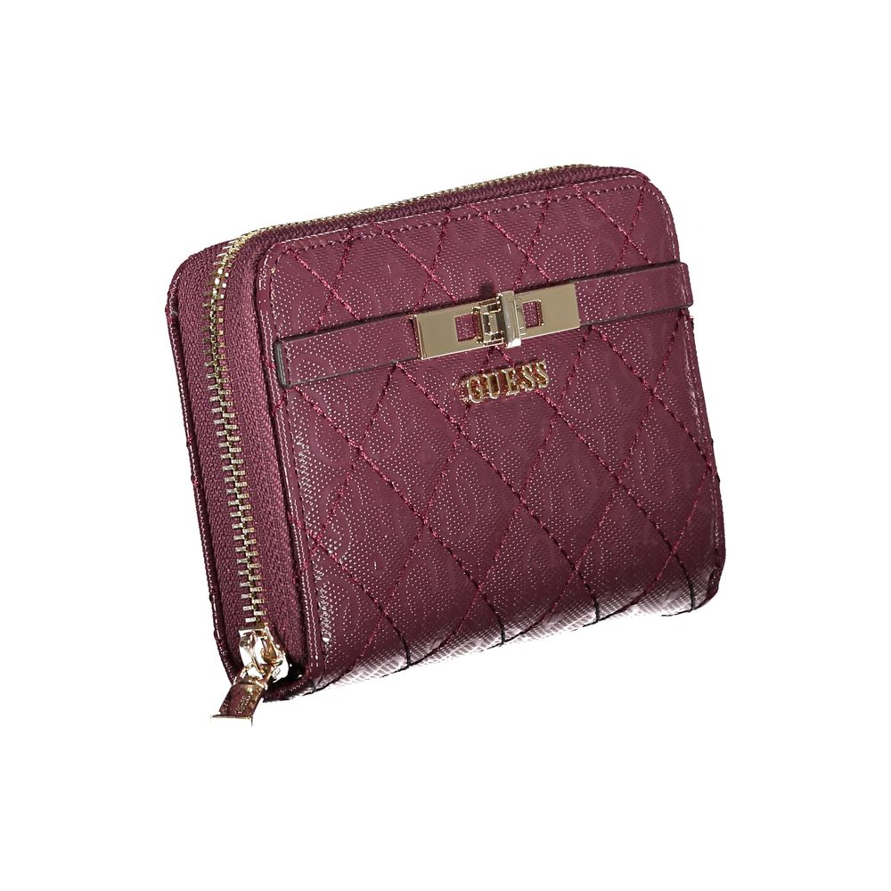 Guess Jeans Red Polyethylene Wallet
