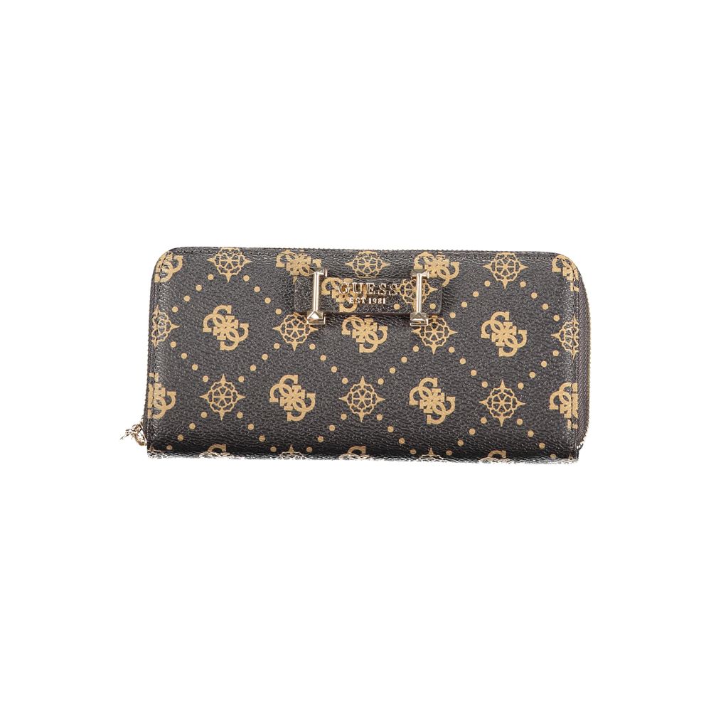 Guess Jeans Brown Polyethylene Wallet