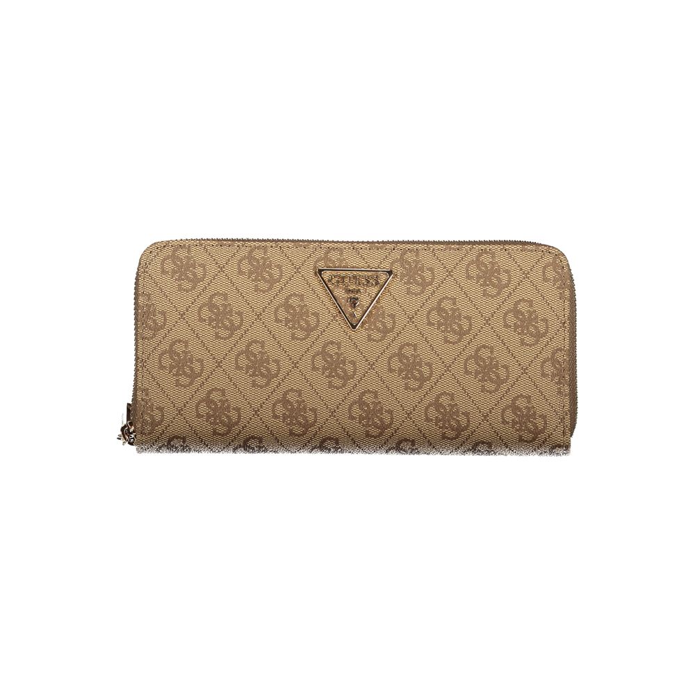 Guess Jeans Beige Polyethylene Wallet