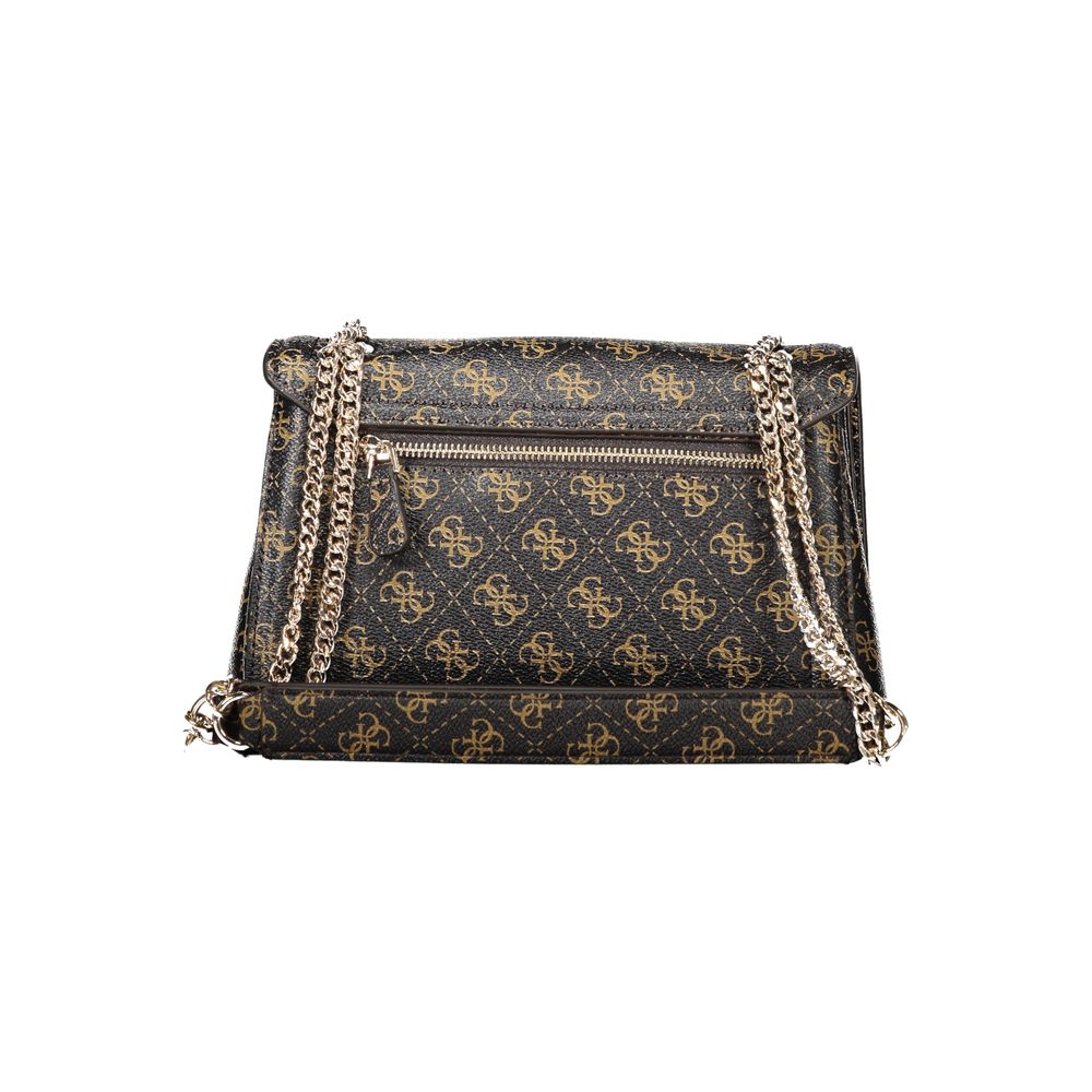 Guess Jeans Brown Polyethylene Handbag