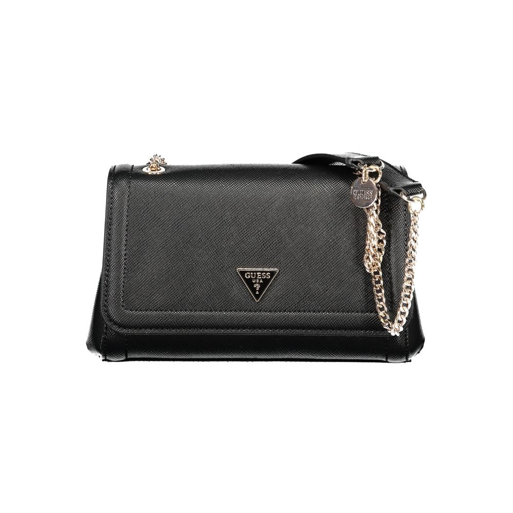 Guess Jeans Black Polyethylene Handbag