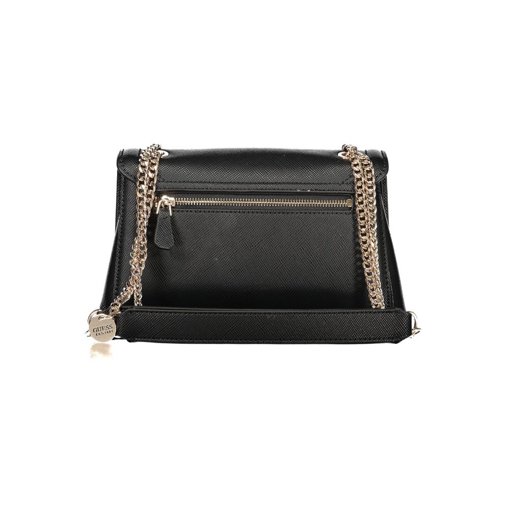 Guess Jeans Black Polyethylene Handbag