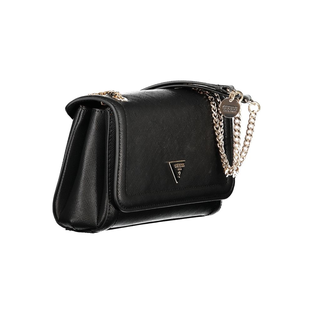 Guess Jeans Black Polyethylene Handbag