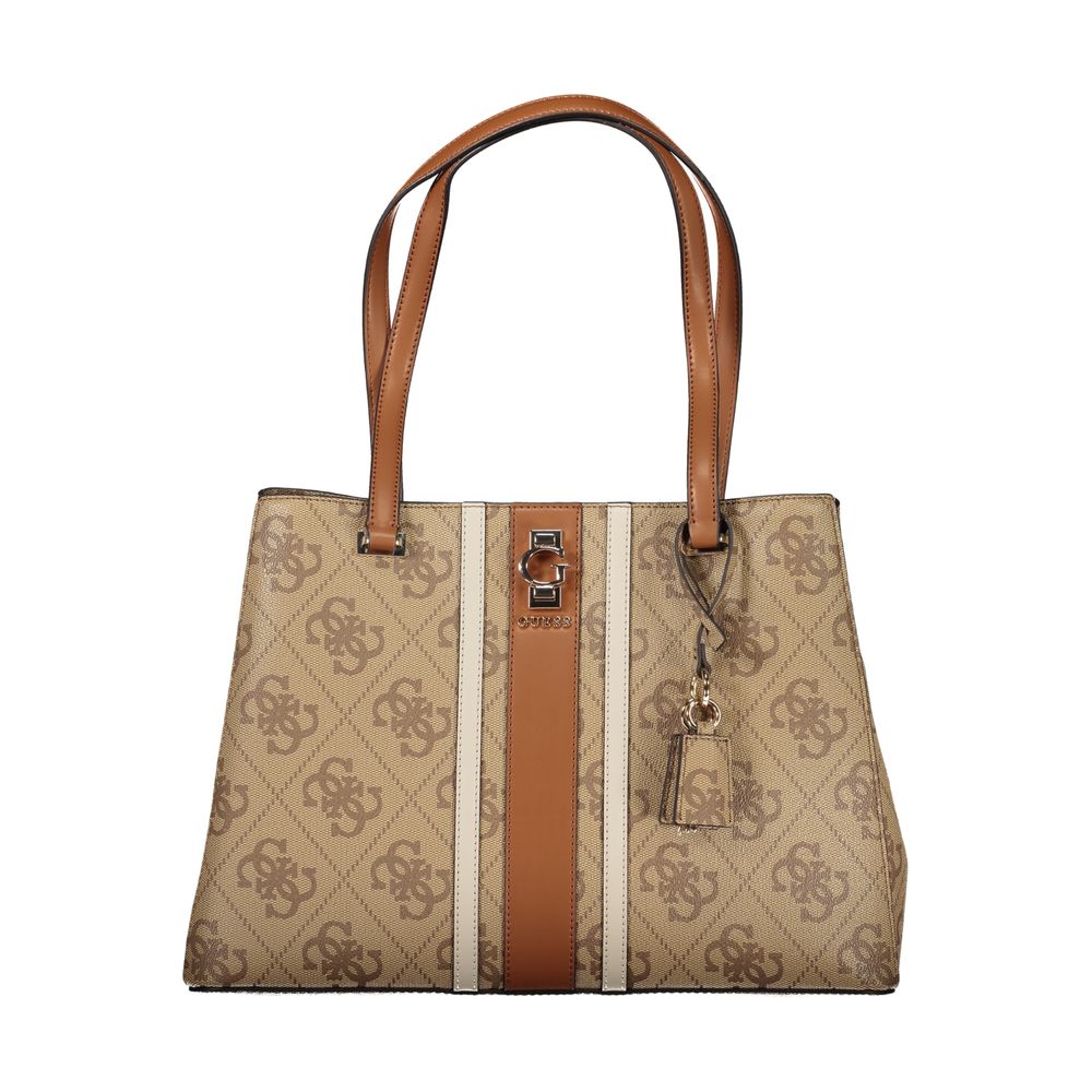 Guess Jeans Beige Polyethylene Handbag