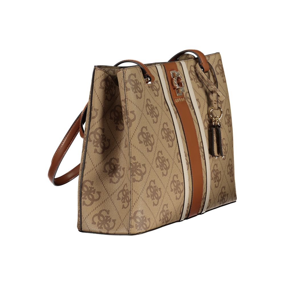 Guess Jeans Beige Polyethylene Handbag