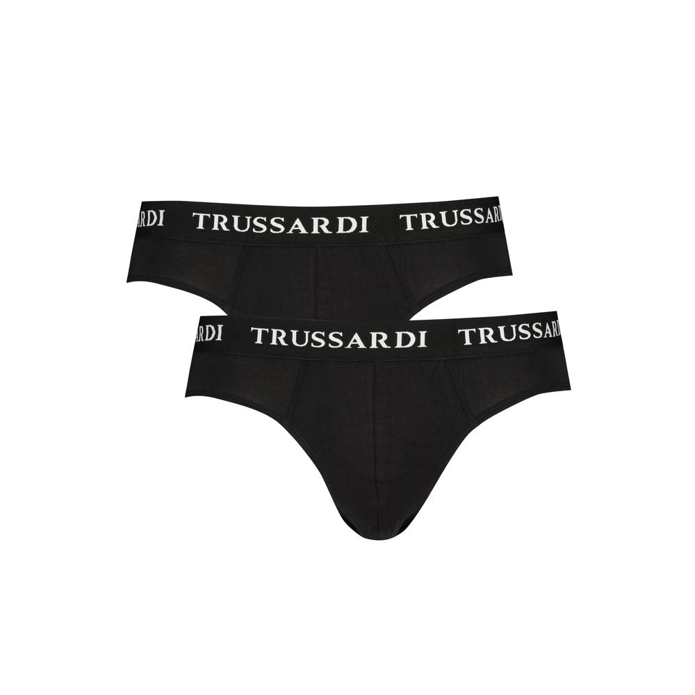 Trussardi Black Cotton Men Underwear