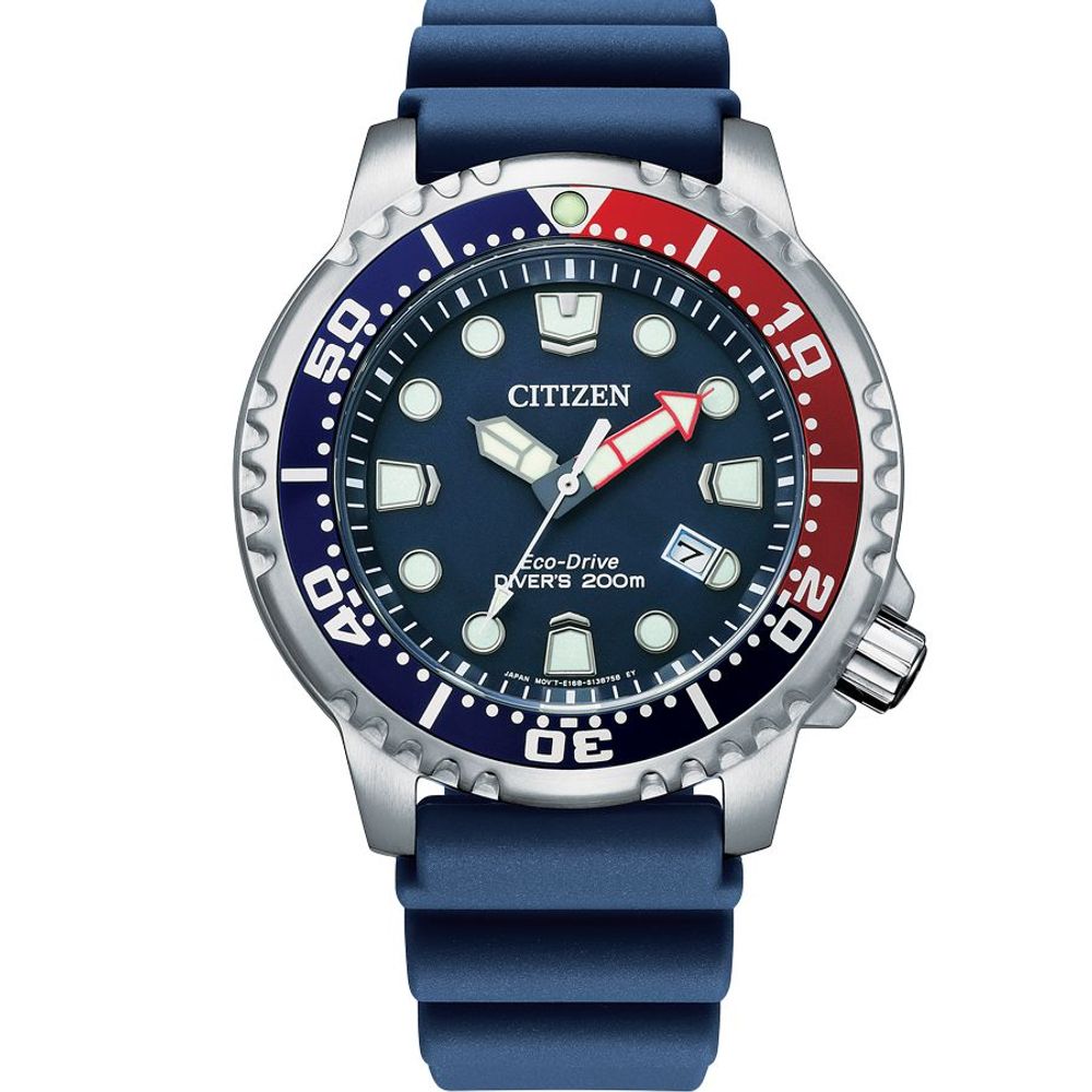Citizen Blue Rubber Sport Watch