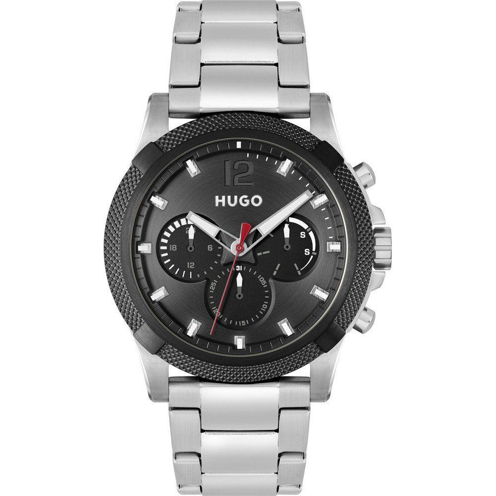 Hugo Boss Gray Stainless Steel Dress Watch