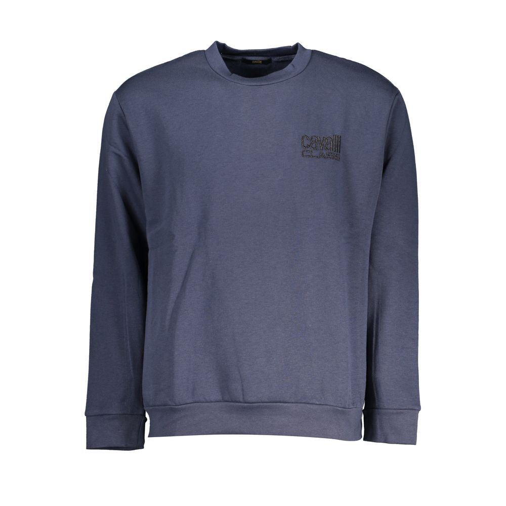 Cavalli Class Blue Polyester Men's Sweatshirt