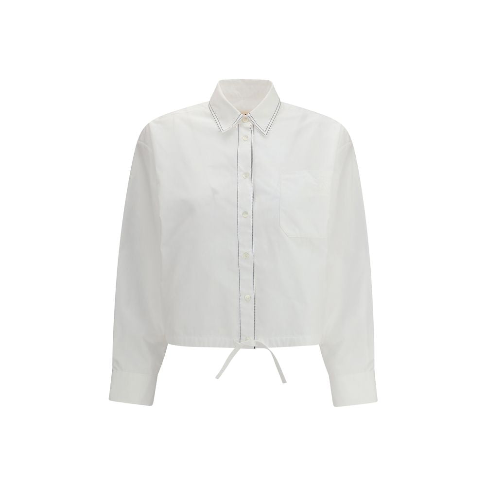 Marni White Cotton Shortsleeve Shirt