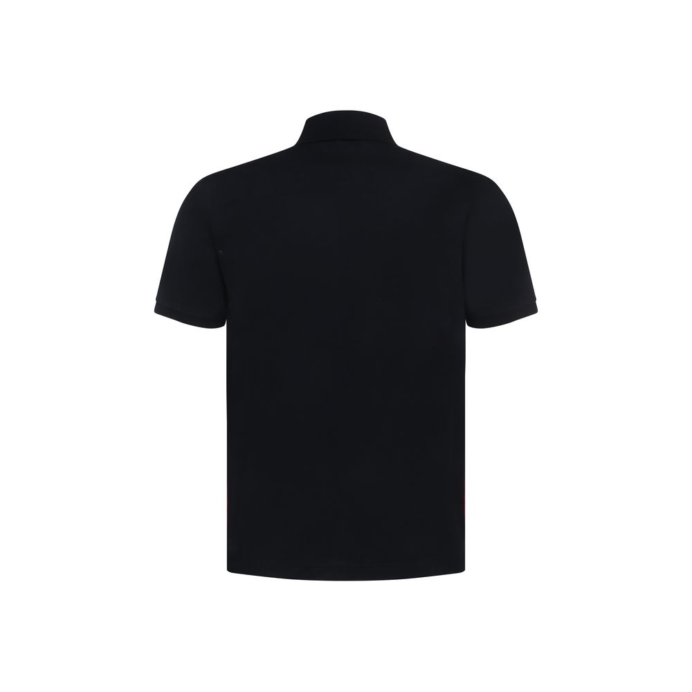 Thom Browne Blue Cotton Polo Shirt